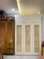 Tủ quần áo cánh mây full trắng 0