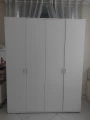 Tủ quần áo gỗ mdf 4 cánh màu trắng ( gmdf19x ) 4
