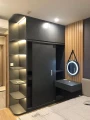 Đóng tủ quần áo gỗ MDF theo yêu cầu m2 3