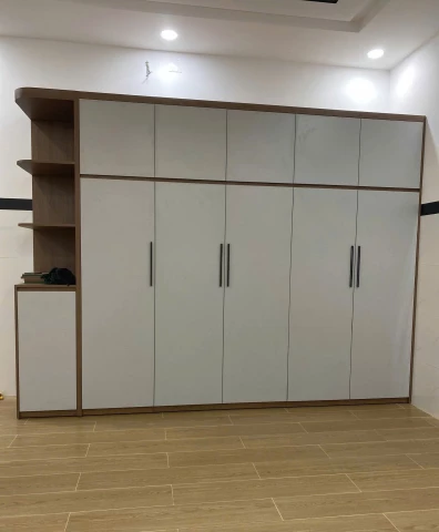 Tủ quần áo gỗ MDF phủ melamine (TQAKTL)