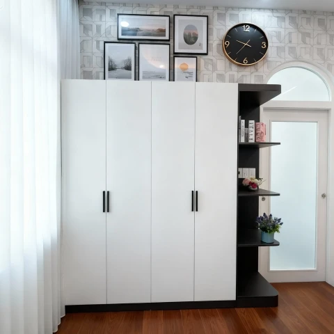 Tủ gỗ cao cấp 4 cánh tg431