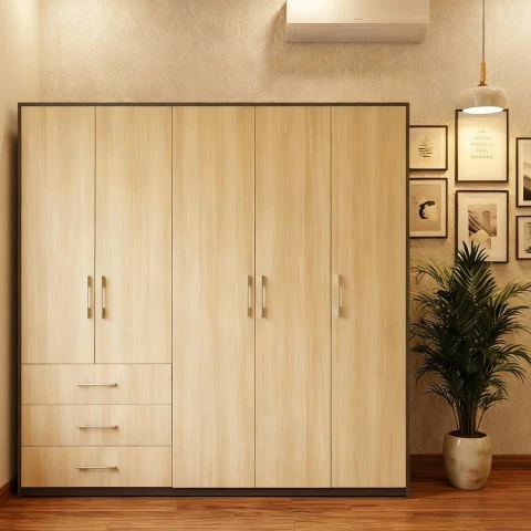 Tủ gỗ cao cấp 5 cánh tg561