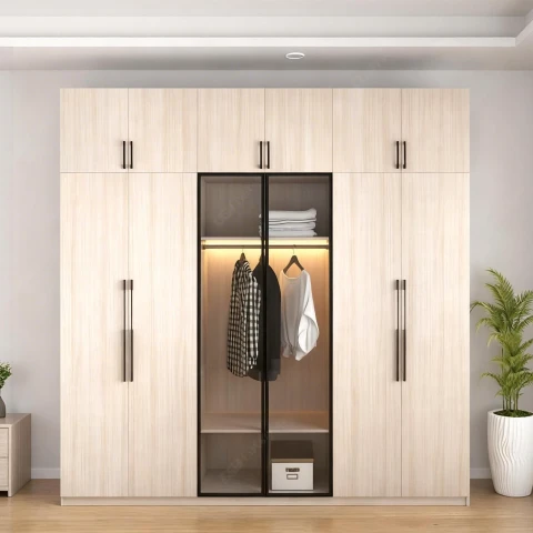 Tủ gỗ cao cấp 6 cánh TG608