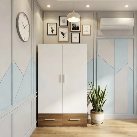 Tủ gỗ cao cấp 2 cánh tg257