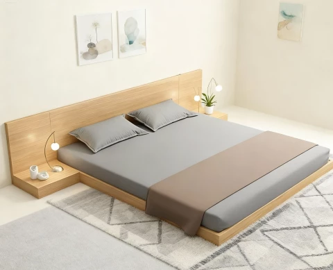 Giường ngủ bệt kiểu Nhật gb02