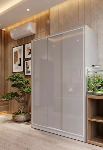 Tủ nhựa cao cấp 3 cánh lùa tn307