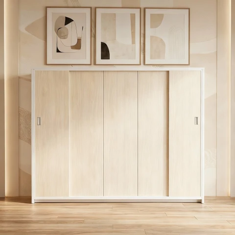 Tủ nhựa cao cấp 5 cánh lùa tn555