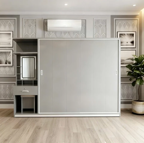 Tủ nhựa cao cấp 2 cánh lùa tn207