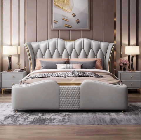 Giường ngủ nhập khẩu nk03