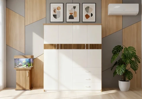 Tủ nhựa cao cấp 4 cánh tn407