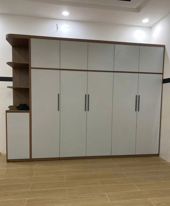 Tủ quần áo gỗ MDF phủ melamine (TQAKTL)