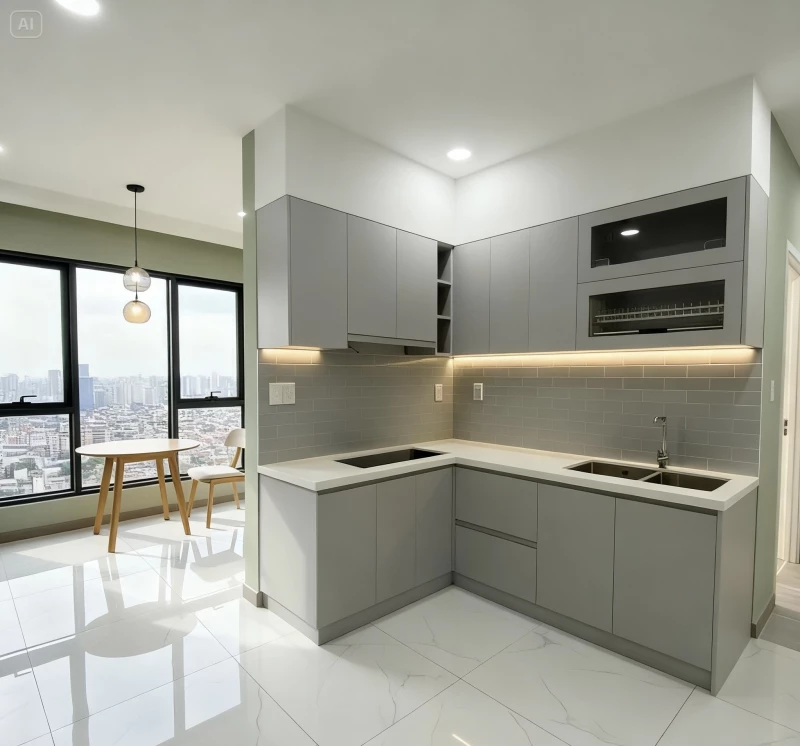 Bộ tủ bếp cao cấp (TB09)