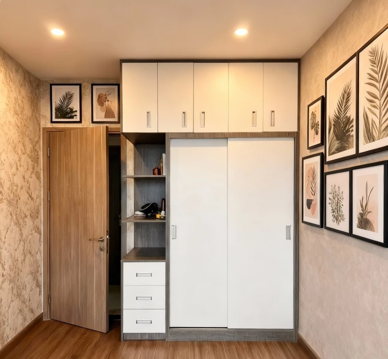 Tủ gỗ 2 cánh lùa tg247