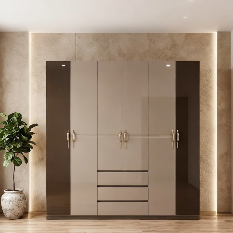 Tủ gỗ cao cấp 6 cánh TG607