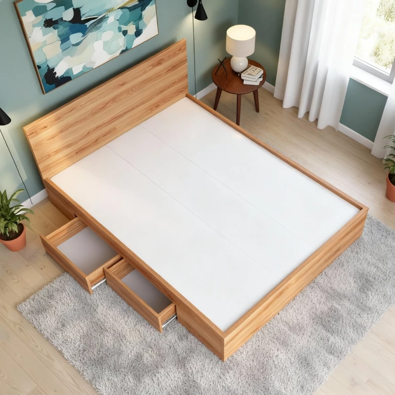 Giường ngủ 2 ngăn kéo gnk23