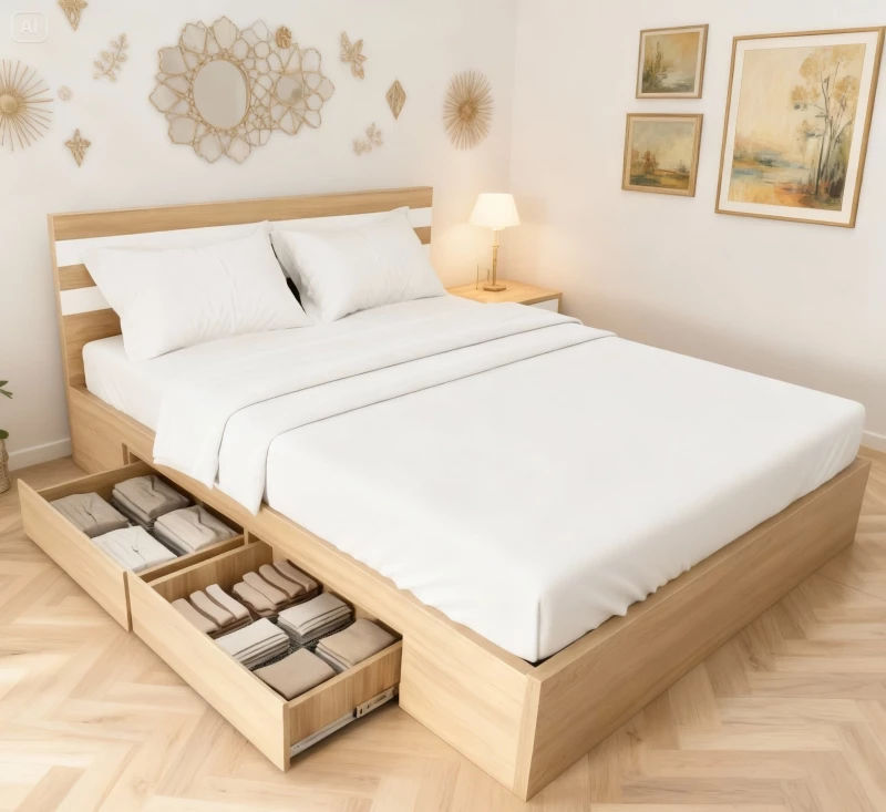 Giường ngủ ngăn kéo gnk08