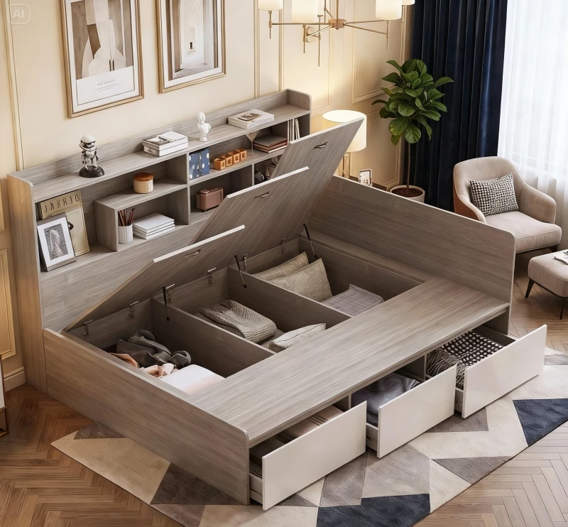 Giường ngủ ngăn kéo gnk21