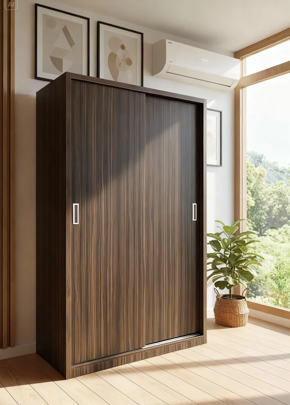 Tủ gỗ 2 cánh lùa tg203