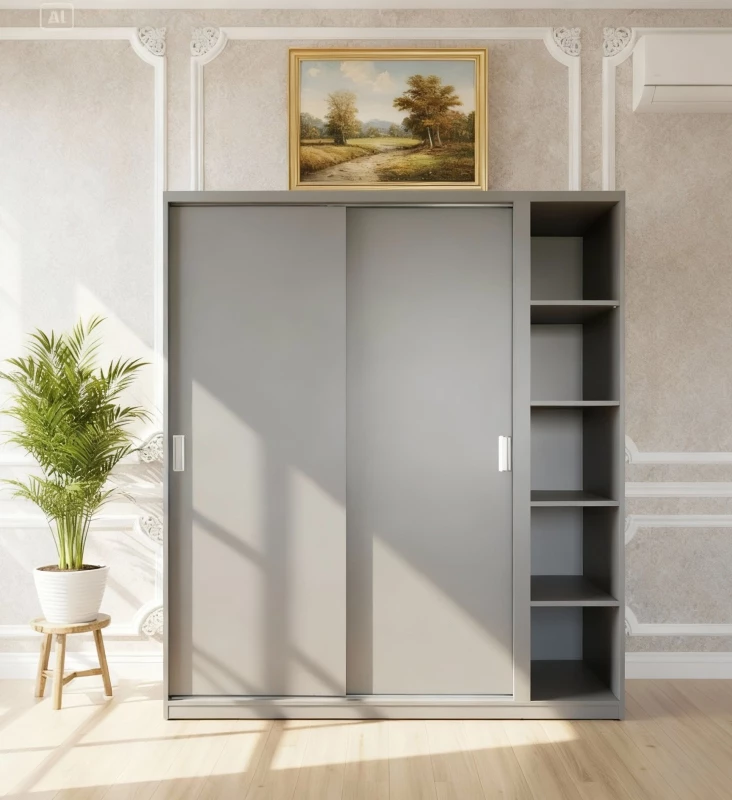 Tủ nhựa cao cấp 2 cánh lùa tn212