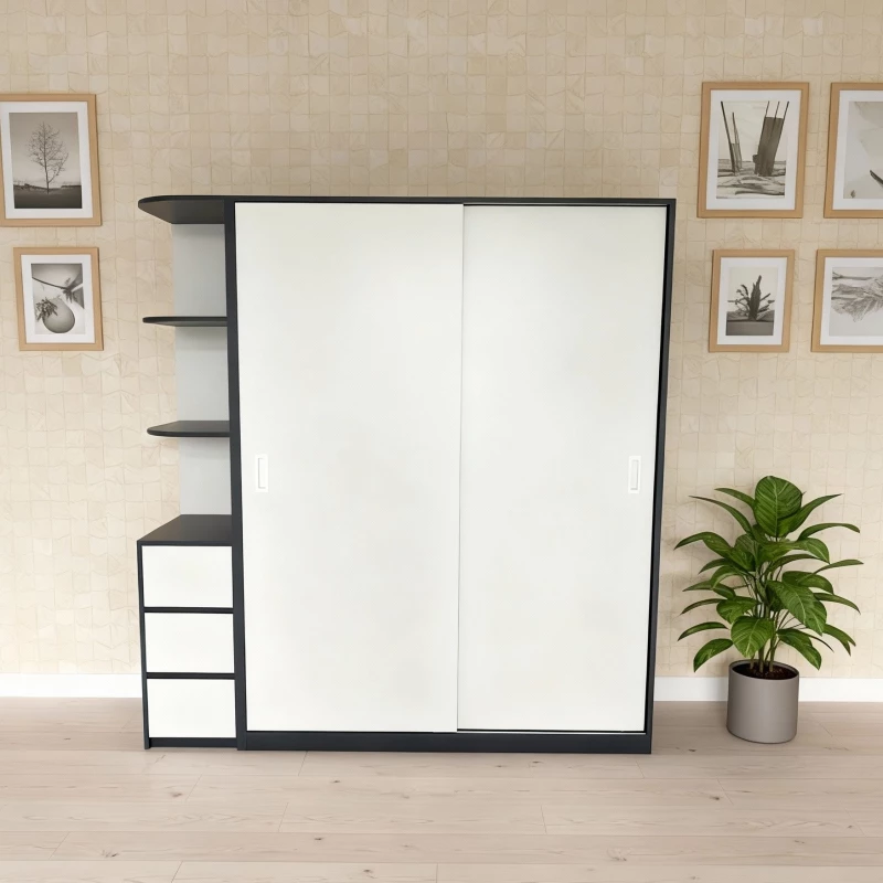 Tủ gỗ 2 cánh lùa tg232