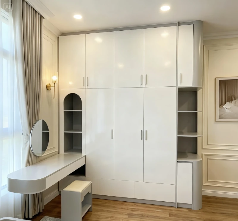 Tủ gỗ cao cấp 8 cánh tg800