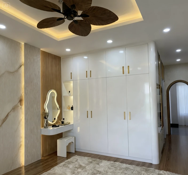 Tủ gỗ cao cấp 9 cánh tg901