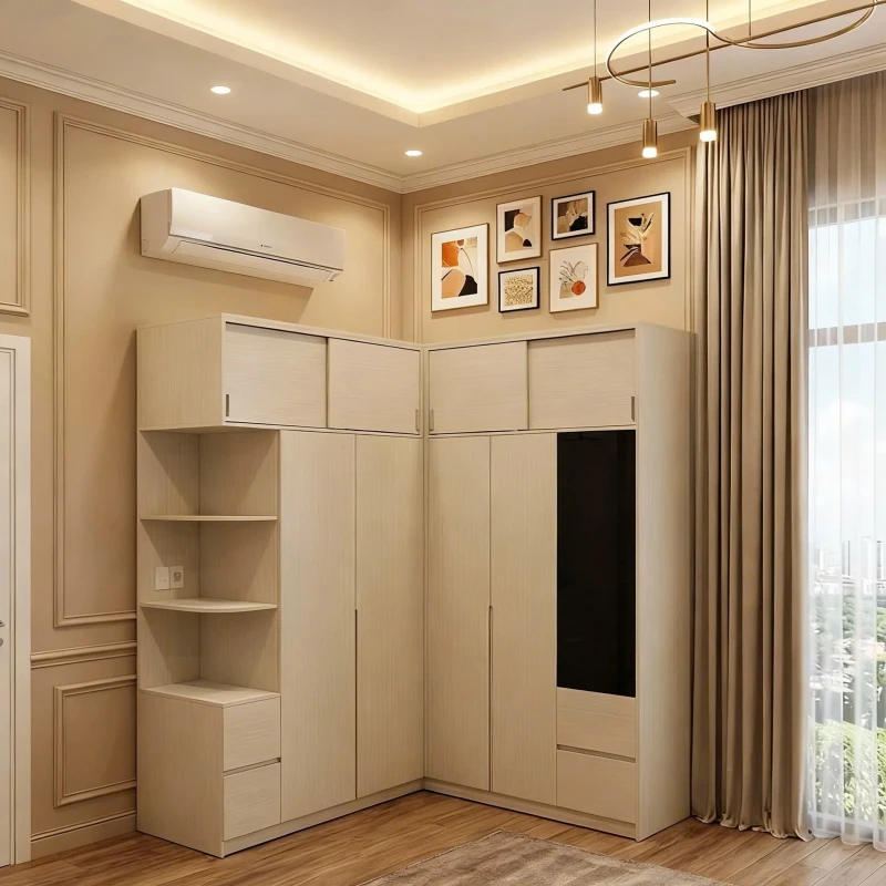 Tủ gỗ cao cấp 8 cánh tg802