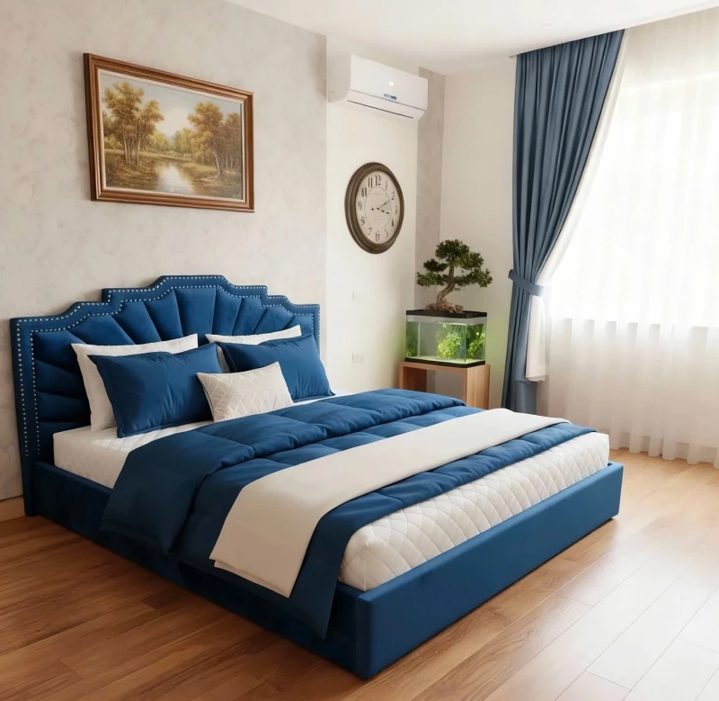 Giường ngủ nhập khẩu nk01