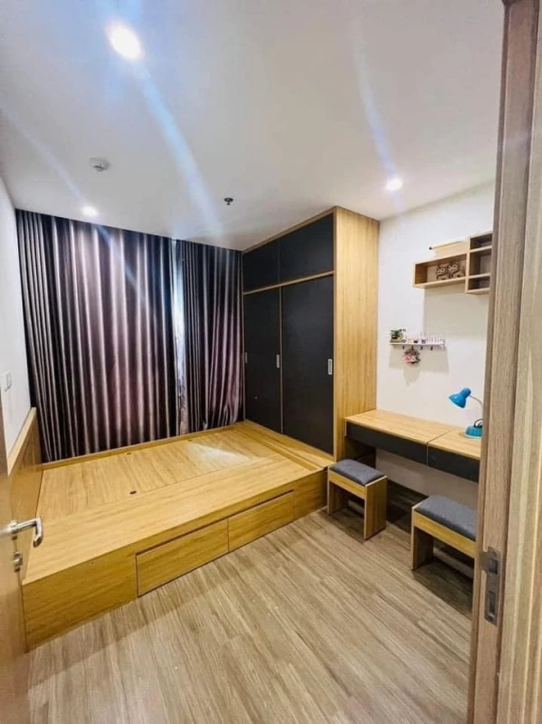 Tủ quần áo liền giường gỗ MDF TLG23
