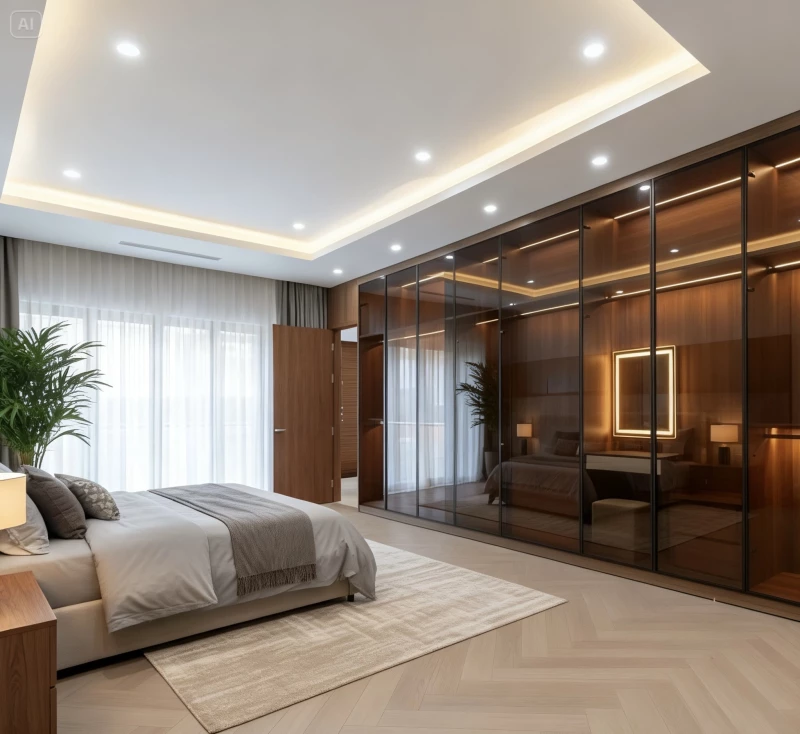 Tủ gỗ cánh kính (CK28)