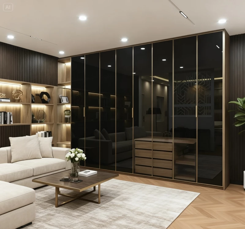 Tủ gỗ cánh kính (CK31)